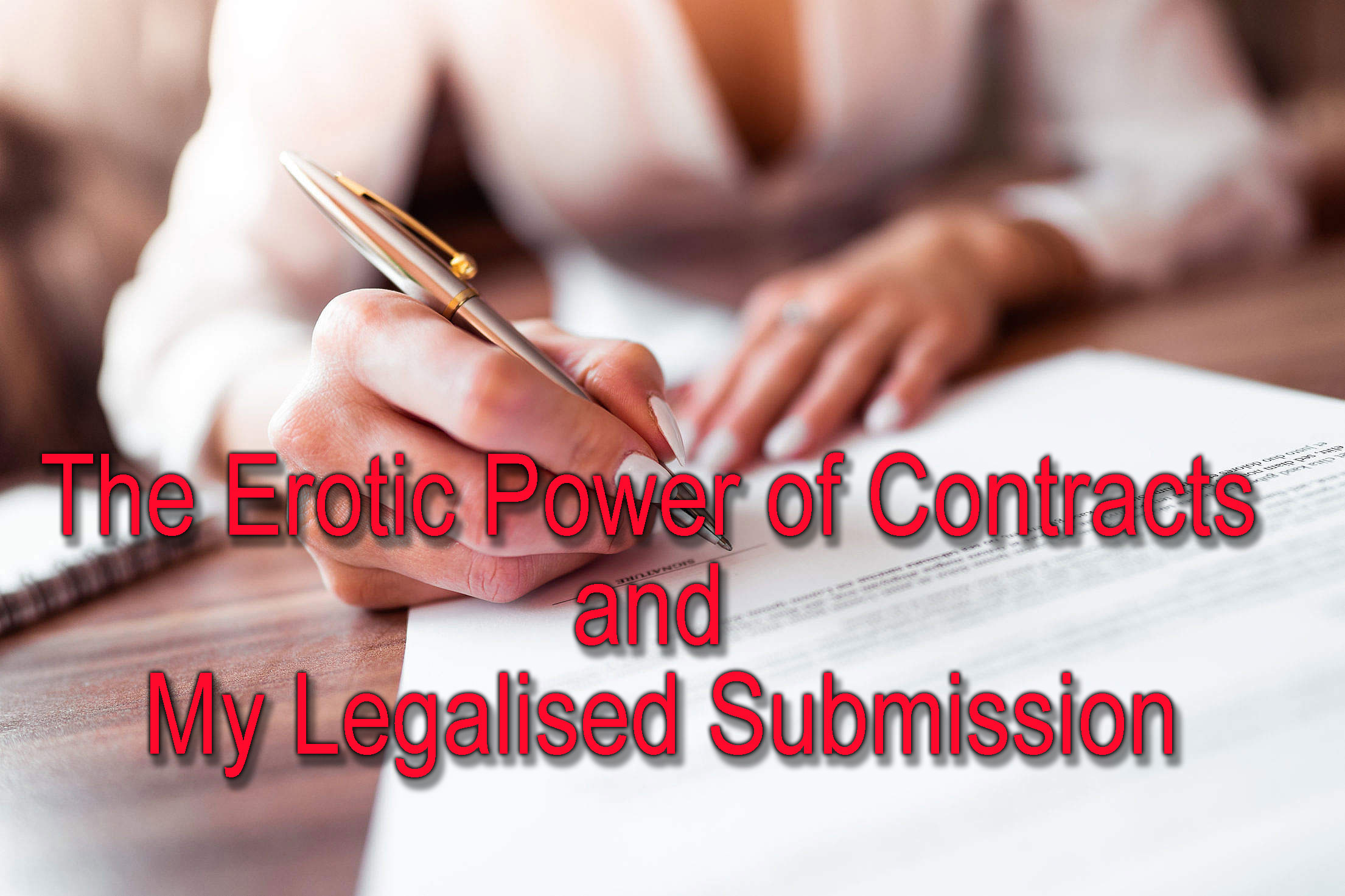 The Erotic Power of Contracts and My Legalised Submission